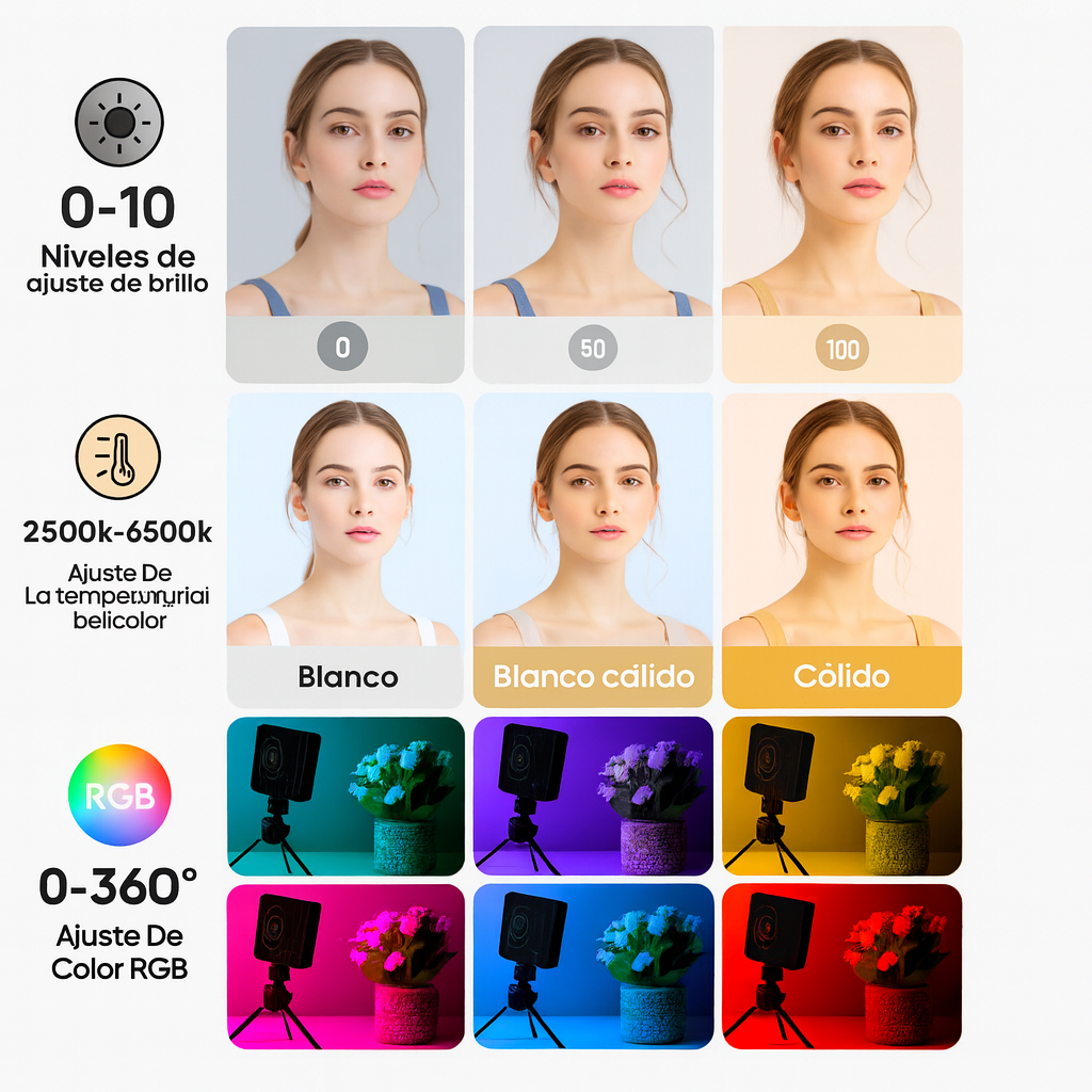 Luz LED/RGB SELFIE PERFECTA