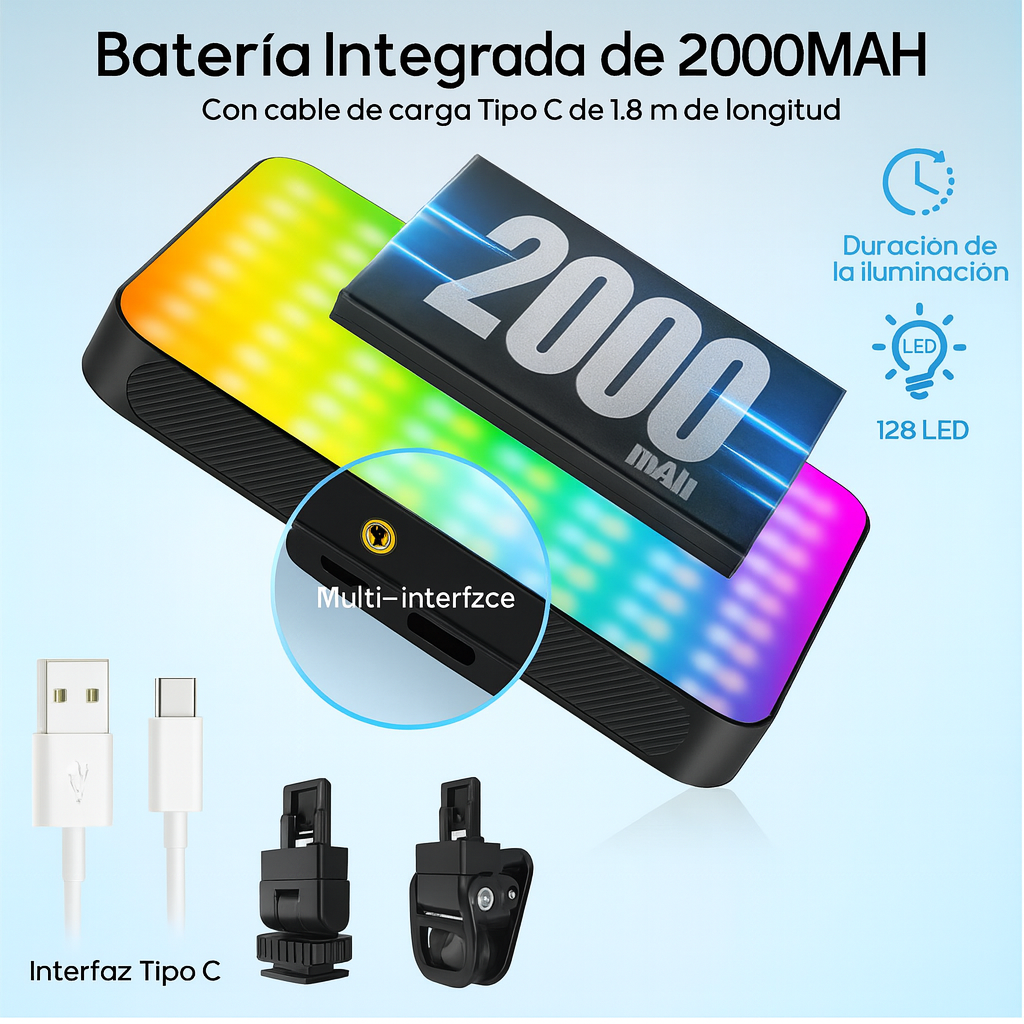 Luz LED/RGB SELFIE PERFECTA