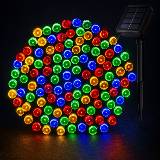 🌈 LUCES SOLARES MULTICOLOR 22 M 200 LED