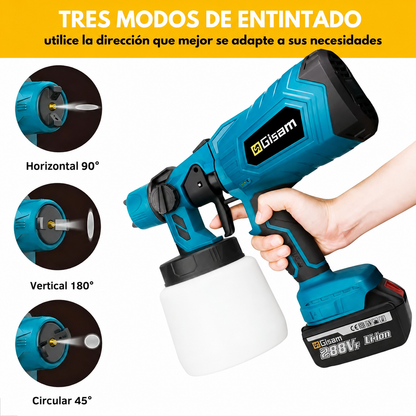SprayMaster PRO - Pistola Pulverizadora Inalámbrica Profesional