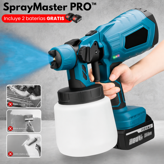 SprayMaster PRO - Pistola Pulverizadora Inalámbrica Profesional