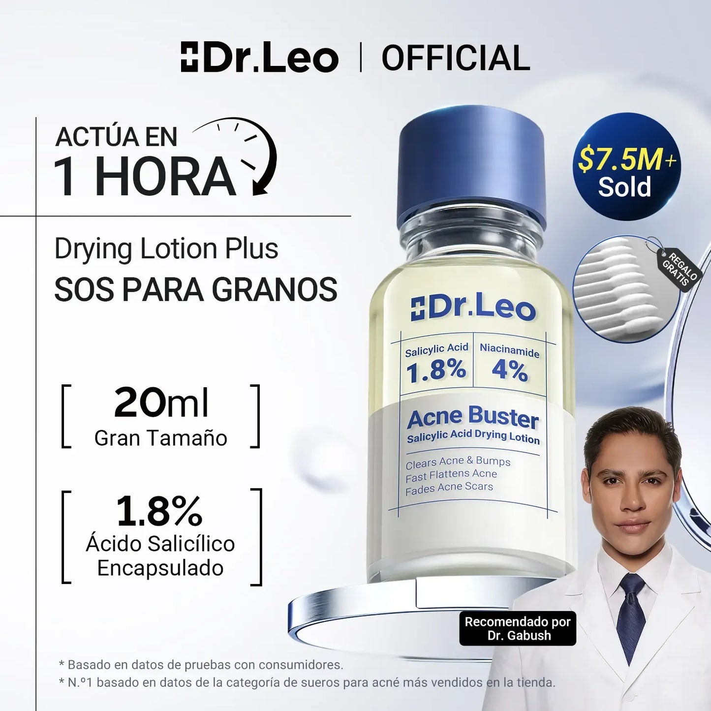Dr. Leo Acne Buster – Cuidado puntual para granitos e imperfecciones visibles